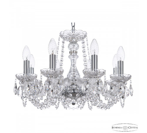 Подвесная люстра Bohemia Ivele Crystal 119/8/165 Ni Подвесная люстра Bohemia Ivele Crystal 119/8/165 Ni
