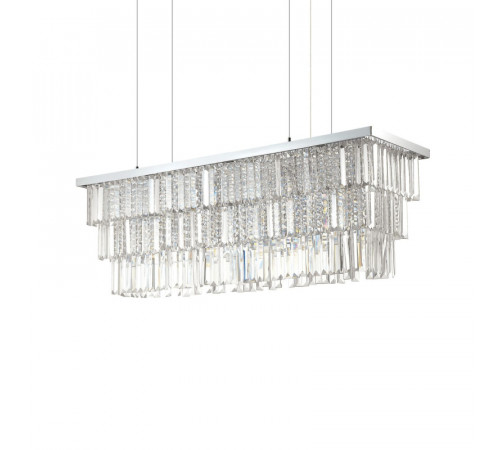 Подвесная люстра Ideal Lux Martinez SP8 Cromo 166360 Подвесная люстра Ideal Lux Martinez SP8 Cromo 166360