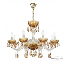 Подвесная люстра Bohemia Ivele Crystal 5417/8/240 G Amber/M-1F K721
