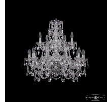 Подвесная люстра Bohemia Ivele Crystal 1411/10+5/240/2d Ni