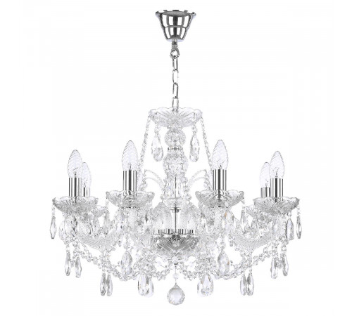 Подвесная люстра Bohemia Ivele Crystal 105/8/195 Ni Подвесная люстра Bohemia Ivele Crystal 105/8/195 Ni