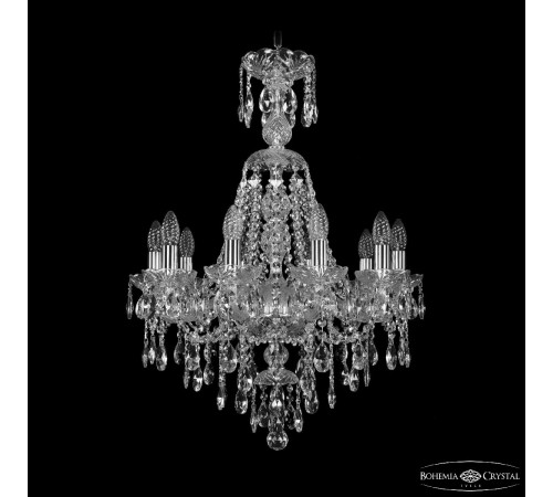 Подвесная люстра Bohemia Ivele Crystal 1415/10/200/XL-76 Ni Подвесная люстра Bohemia Ivele Crystal 1415/10/200/XL-76 Ni