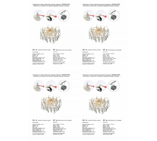 Потолочная люстра Vitaluce V28320-8/7PL