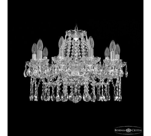 Подвесная люстра Bohemia Ivele Crystal 1413/10/200 Ni Подвесная люстра Bohemia Ivele Crystal 1413/10/200 Ni