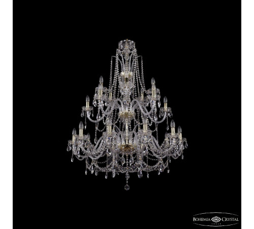 Подвесная люстра Bohemia Ivele Crystal 1411/10+5+5/360/2d G Подвесная люстра Bohemia Ivele Crystal 1411/10+5+5/360/2d G