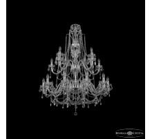 Подвесная люстра Bohemia Ivele Crystal 1411/10+5+5/360/2d Ni
