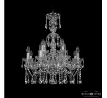 Подвесная люстра Bohemia Ivele Crystal 1413/8+4/200/XL-66 Ni