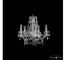 Подвесная люстра Bohemia Ivele Crystal 1411/5/160 Ni Leafs