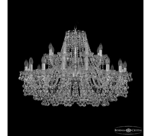 Подвесная люстра Bohemia Ivele Crystal 1409/16+8/360 Ni Подвесная люстра Bohemia Ivele Crystal 1409/16+8/360 Ni