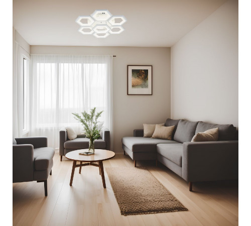 Потолочная люстра Escada Hexagon 10204/7LED Потолочная люстра Escada Hexagon 10204/7LED