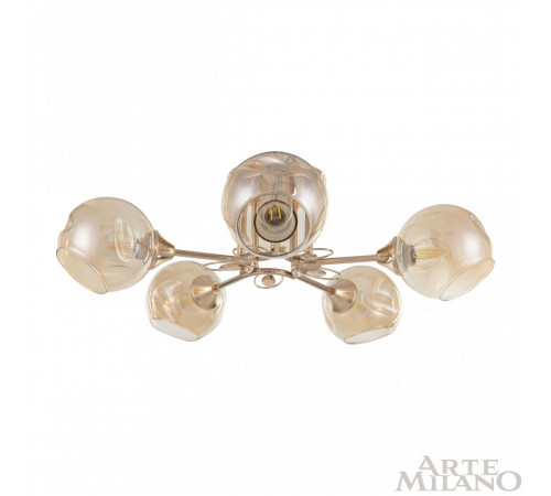 Потолочная люстра Arte Milano Amalfi 327206/5 FG Потолочная люстра Arte Milano Amalfi 327206/5 FG