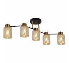 Потолочная люстра Illumico IL6111-5COU-79 BK GD Qui