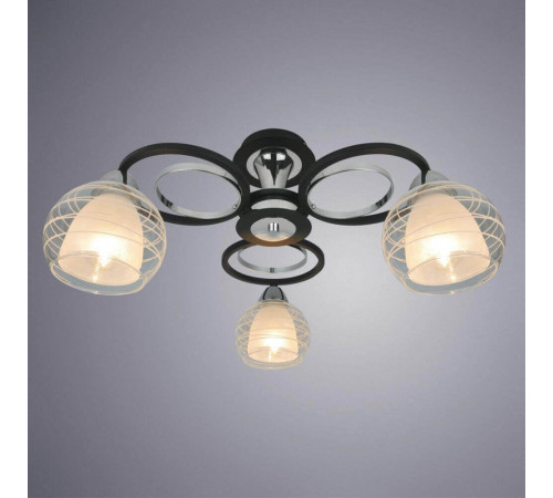 Потолочная люстра Arte Lamp Ginevra A1604PL-3BK Потолочная люстра Arte Lamp Ginevra A1604PL-3BK