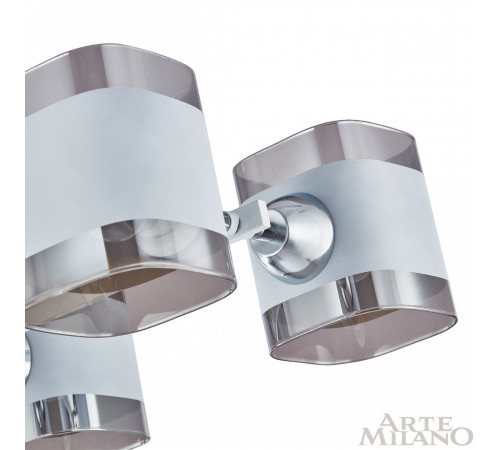 Потолочная люстра Arte Milano Amalfi 329809/4 WH+CR Потолочная люстра Arte Milano Amalfi 329809/4 WH+CR