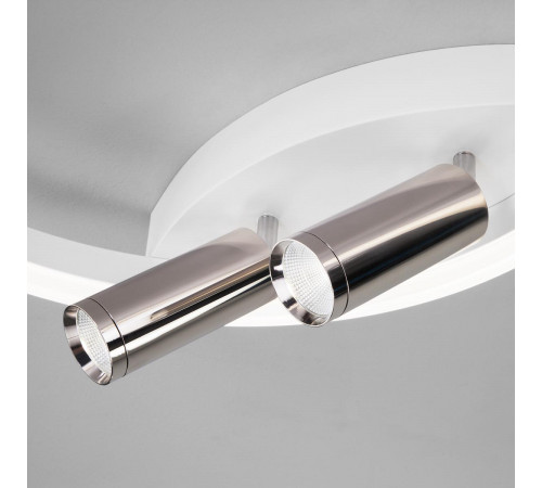 Потолочная люстра Eurosvet Luminari 90247/3 белый/хром Smart Потолочная люстра Eurosvet Luminari 90247/3 белый/хром Smart