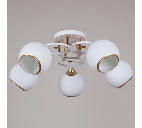 Потолочная люстра Reluce 06117-0.3-05 WH+FG Потолочная люстра Reluce 06117-0.3-05 WH+FG