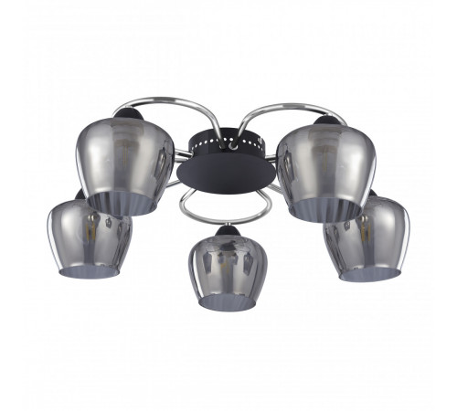 Потолочная люстра Arte Milano Amalfi 321508/5 CR+BK Потолочная люстра Arte Milano Amalfi 321508/5 CR+BK
