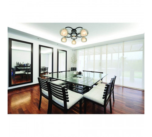 Потолочная люстра Arte Lamp Ginevra A1604PL-5BK Потолочная люстра Arte Lamp Ginevra A1604PL-5BK