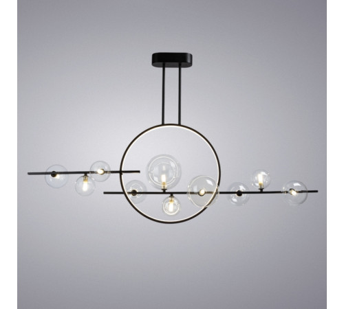 Потолочная люстра Arte Lamp Saturn A7790SP-75BK Потолочная люстра Arte Lamp Saturn A7790SP-75BK