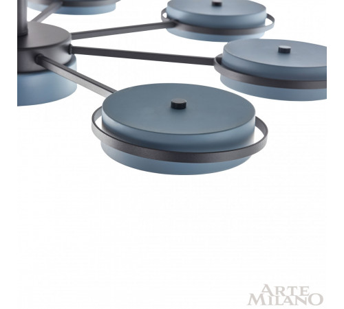Потолочная люстра Arte Milano Ferrara 250406/8+1 Gr Потолочная люстра Arte Milano Ferrara 250406/8+1 Gr