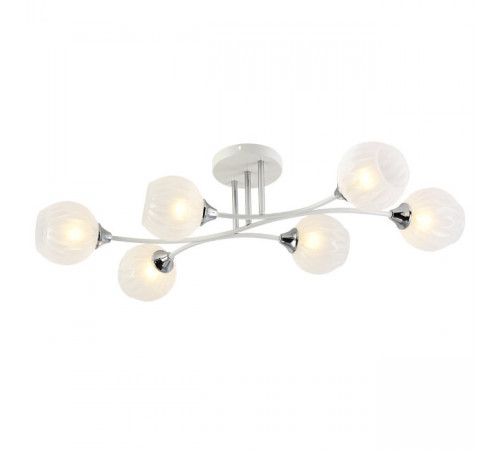 Потолочная люстра Seven Fires Greze SF3360/6C-WT-CR-WT Потолочная люстра Seven Fires Greze SF3360/6C-WT-CR-WT
