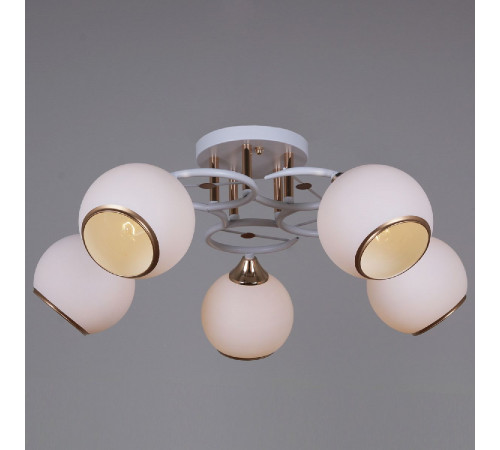 Потолочная люстра Reluce 06117-0.3-05 WH+FG Потолочная люстра Reluce 06117-0.3-05 WH+FG