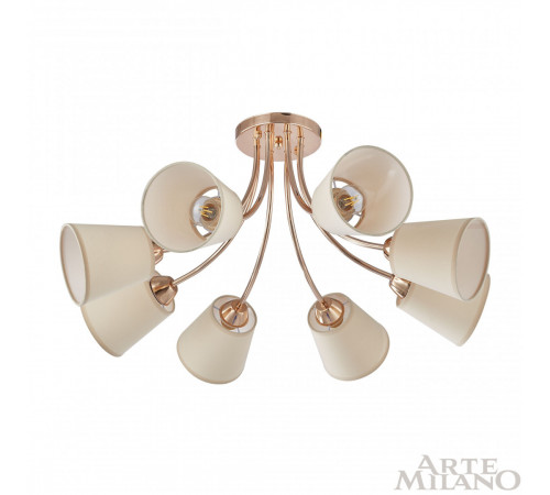 Потолочная люстра Arte Milano Napoli 339546/8 FGD Потолочная люстра Arte Milano Napoli 339546/8 FGD