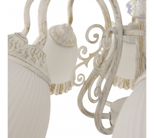 Потолочная люстра Arte Milano 340800/8 WT+G Потолочная люстра Arte Milano 340800/8 WT+G