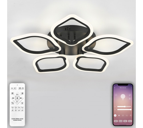 Потолочная люстра Natali Kovaltseva Real LED LAMPS 81200 BLACK Потолочная люстра Natali Kovaltseva Real LED LAMPS 81200 BLACK
