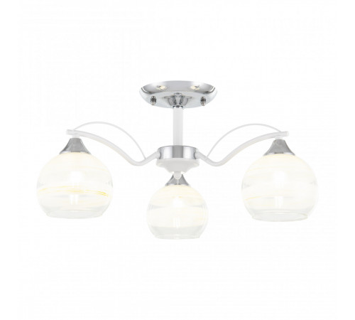 Потолочная люстра Arte Milano Napoli 326503/3 CR+WH Потолочная люстра Arte Milano Napoli 326503/3 CR+WH