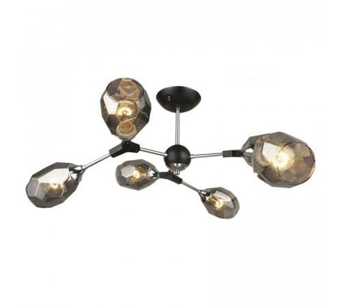 Потолочная люстра Seven Fires Betney SF3330/6C-BK-CR-SMK Потолочная люстра Seven Fires Betney SF3330/6C-BK-CR-SMK