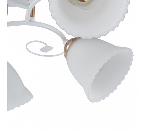 Потолочная люстра Arte Milano Amalfi 325395/5A WH+FG Потолочная люстра Arte Milano Amalfi 325395/5A WH+FG