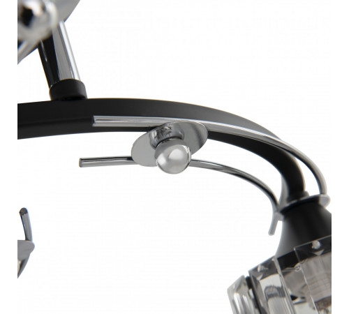 Потолочная люстра Arte Milano Amalfi 327103/5 BK+CR Потолочная люстра Arte Milano Amalfi 327103/5 BK+CR