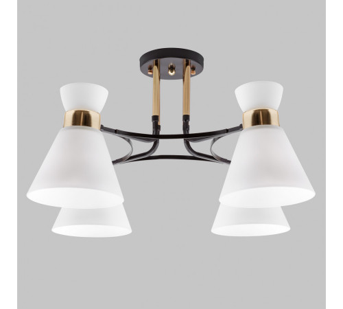 Потолочная люстра IMEX MD.5692-4-S-COFFEE+FGD Потолочная люстра IMEX MD.5692-4-S-COFFEE+FGD