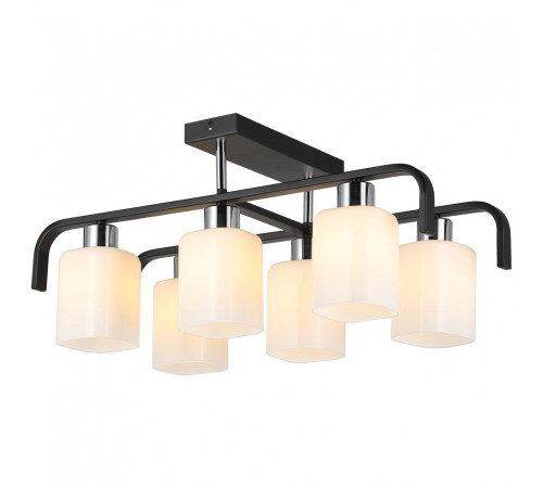 Потолочная люстра IMEX Pamira MD.51538-6-S-BK+CH