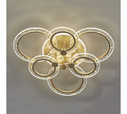 Потолочная светодиодная люстра Escada Enigma 10225/6LED Gold Потолочная светодиодная люстра Escada Enigma 10225/6LED Gold