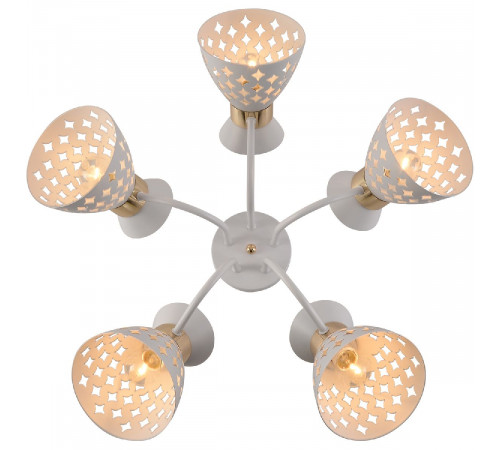 Потолочная люстра Reluce 01579-3.3-05 WH+FGD Потолочная люстра Reluce 01579-3.3-05 WH+FGD