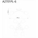Потолочная люстра ARTE Lamp A2701PL-6WG