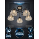 Потолочная люстра Seven Fires Aislin SF3375/5C-BK-WD-AM