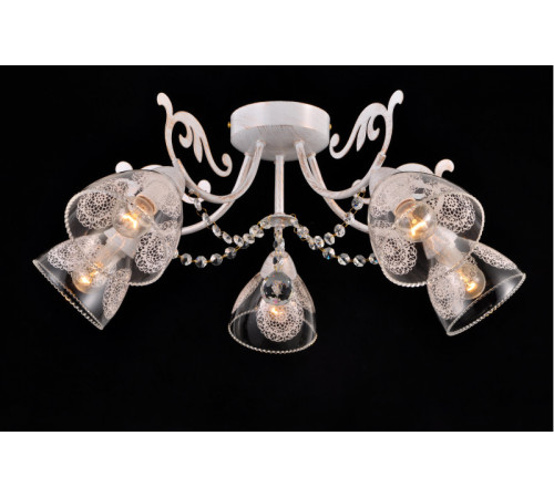 Потолочная люстра Natali Kovaltseva TULIP 75054/5C IVORY Потолочная люстра Natali Kovaltseva TULIP 75054/5C IVORY