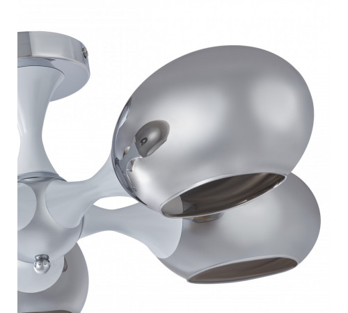 Потолочная люстра Arte Milano Napoli 329408/5 CR+WH Потолочная люстра Arte Milano Napoli 329408/5 CR+WH