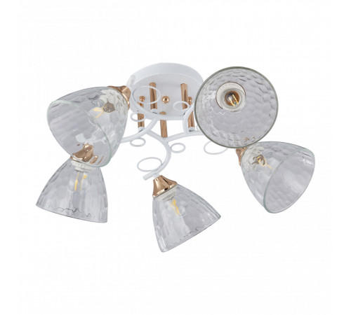 Потолочная люстра Arte Milano Amalfi 321395/5A WH+FG Потолочная люстра Arte Milano Amalfi 321395/5A WH+FG