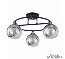 Потолочная люстра Arte Milano Amalfi 322403/3 BK+CR