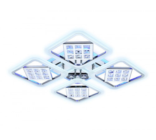 Потолочная светодиодная люстра Ambrella Light Acrylica Ice FA288 Потолочная светодиодная люстра Ambrella Light Acrylica Ice FA288