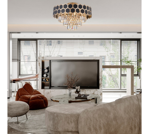 Потолочная люстра Arte Milano Sorrento 375009/4+2/20/480 GD Потолочная люстра Arte Milano Sorrento 375009/4+2/20/480 GD