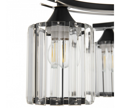 Потолочная люстра Arte Milano Amalfi 327103/5 BK+CR Потолочная люстра Arte Milano Amalfi 327103/5 BK+CR