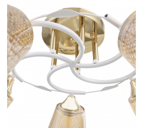 Потолочная люстра Arte Milano Amalfi 323006/5 FG+WT Потолочная люстра Arte Milano Amalfi 323006/5 FG+WT