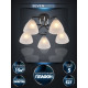 Потолочная люстра Seven Fires Nuala SF3372/5C-BK-CR-WT