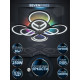 Потолочная люстра Seven Fires Lavren SF5047/9C-BK-RGB