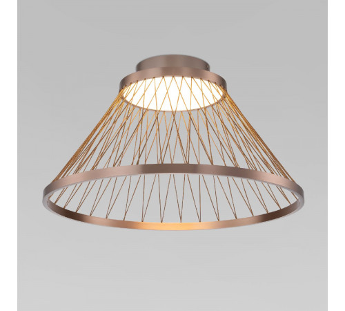 Потолочная люстра Eurosvet Cesta 40019/1 LED коричневый a069291 Потолочная люстра Eurosvet Cesta 40019/1 LED коричневый a069291